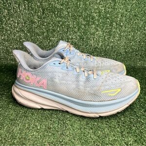 Hoka One One Clifton 9 Women's Running‎ Shoes Size 10.5 B Cushioned Blue